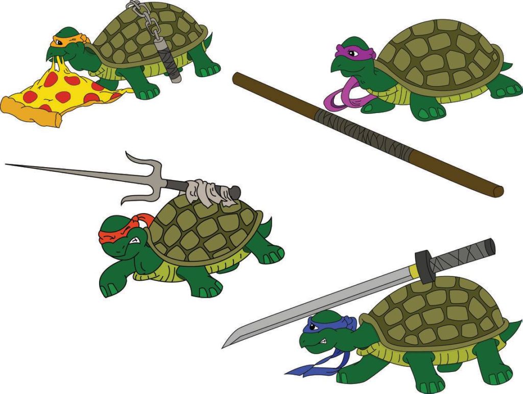 Ninja turtle drawings